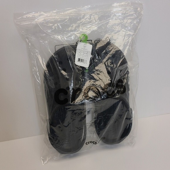 NWT Crocs Mens Black Baya Clog 13 - Picture 13 of 13